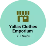 Business logo of Yallas clothes emporium