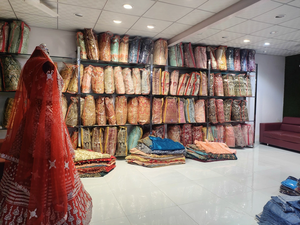 Lehenga wholesaler and manufacturing starting range 600 to 6500 uploaded by business on 8/20/2022
