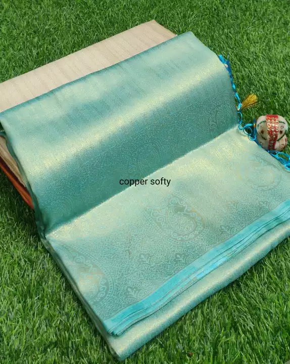 Post image Cooper softy silk saree available at best price reseller can connect #reseller