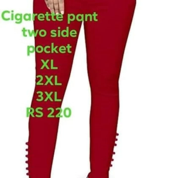Cigarette pant potli pant uploaded by Iqra garments on 8/20/2022