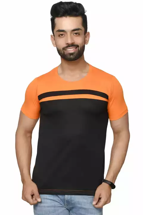 Product image of Men's round neck half sleeves tshirt , price: Rs. 129, ID: men-s-round-neck-half-sleeves-tshirt-55854c8d