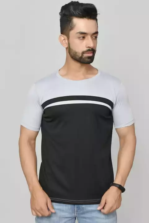 Product image of Men's round neck half sleeves tshirt , price: Rs. 129, ID: men-s-round-neck-half-sleeves-tshirt-4bf6dfd7