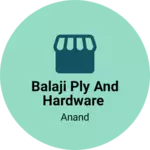 Business logo of Balaji ply and Hardware