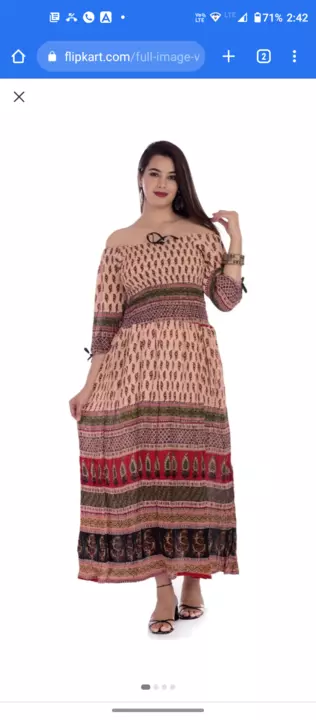 Crape long dress uploaded by business on 8/20/2022