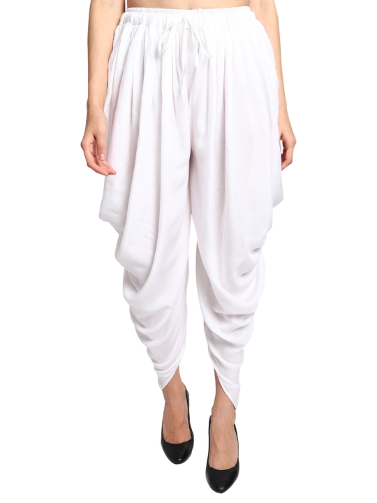 White Dhoti salwar uploaded by Collection counter on 8/20/2022