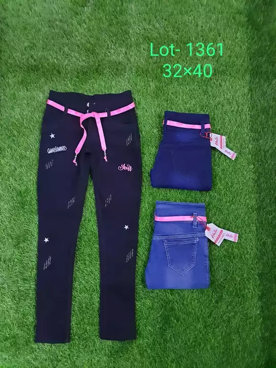Girls denim jeans uploaded by business on 8/20/2022