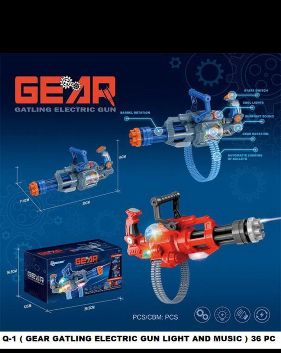 Gear gatling gun uploaded by Toyroom on 8/20/2022