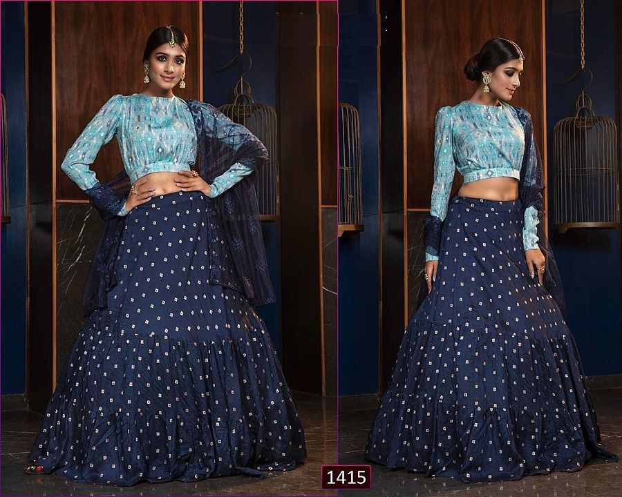 Lahenga choli 
Semi- stitched uploaded by Vd callection on 11/28/2020