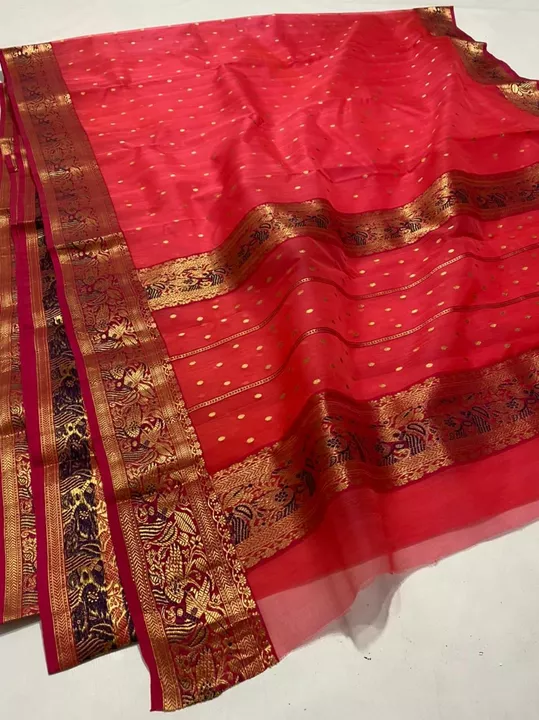 Katan silk sarees uploaded by royal chanderi saree on 8/20/2022
