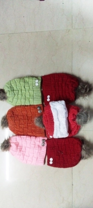 Winter Woollen Cap with inside fur. uploaded by business on 8/20/2022