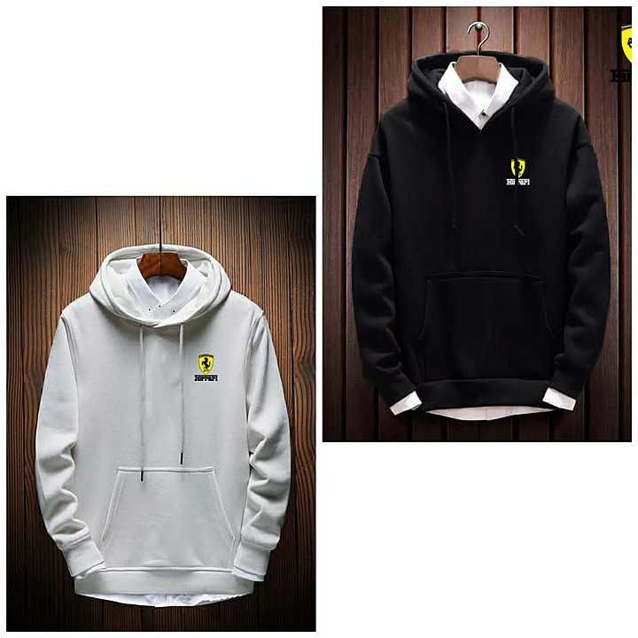 *MENS HEAVY GSM PULOVER HOODIES*
```
Brand  :PUMA FERRARI
Material :100% COTTON 
Style    :PULLOVER
 uploaded by XENITH D UTH WORLD on 11/28/2020