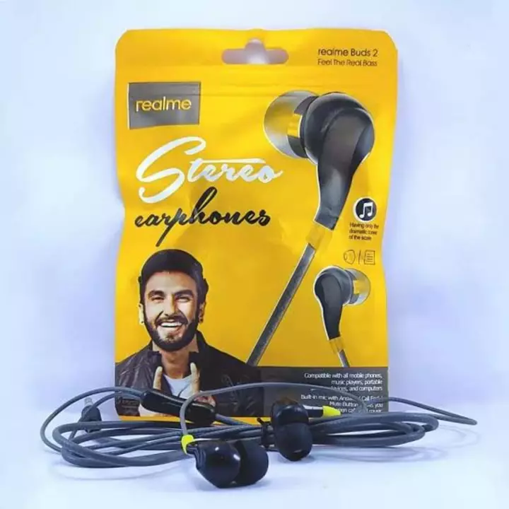 Product image with price: Rs. 38, ID: realme-stereo-earphones-42c920d2
