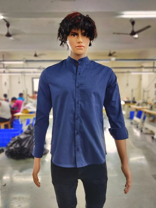 Denim look cotton shirt uploaded by R K GLOBAL on 8/21/2022