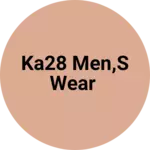 Business logo of KA28 men,s wear