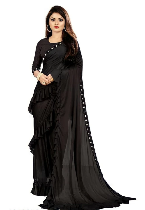 Ruffle saree uploaded by business on 8/21/2022