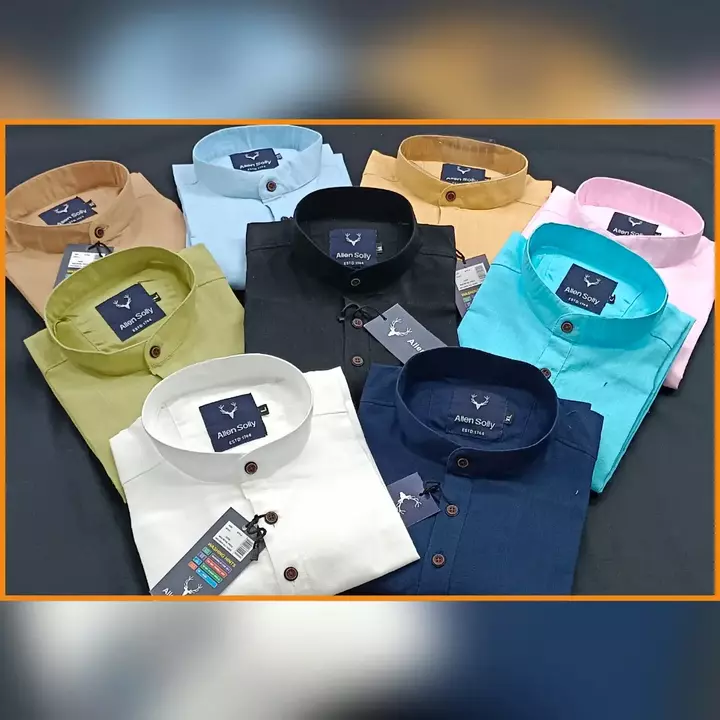 Cotton linen short kurtas uploaded by Stallion shirts company on 8/21/2022