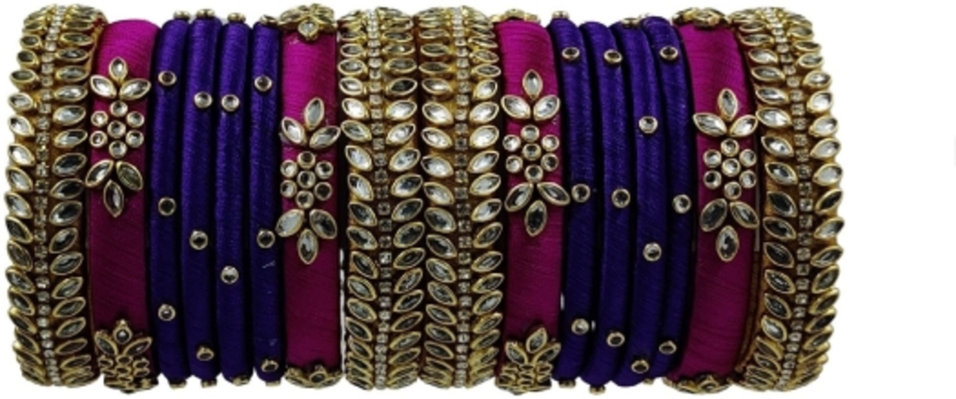 Product image with price: Rs. 850, ID: silk-bangles-5ace0059