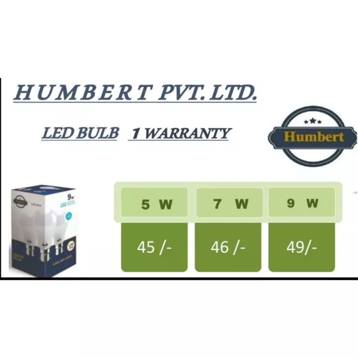 9w led bulb uploaded by Humbert electronics private limited on 8/21/2022