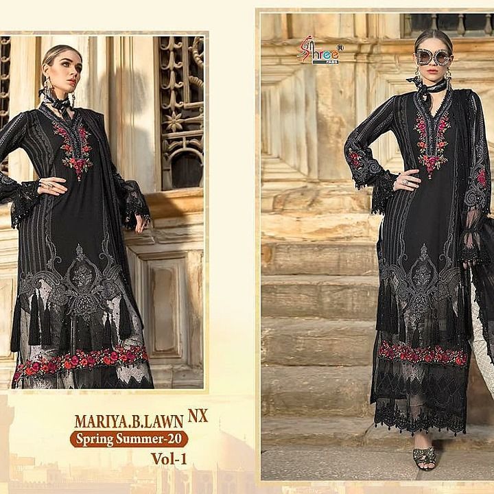 MARIA B SHREE FABS SUMMER COLLECTION SINGLE SUIT AVAILABLE uploaded by Iara closet on 11/28/2020