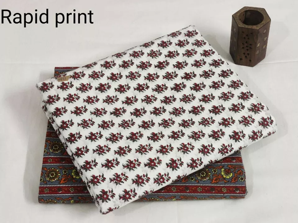 Cotton fabric uploaded by Ankita hand block print on 8/22/2022