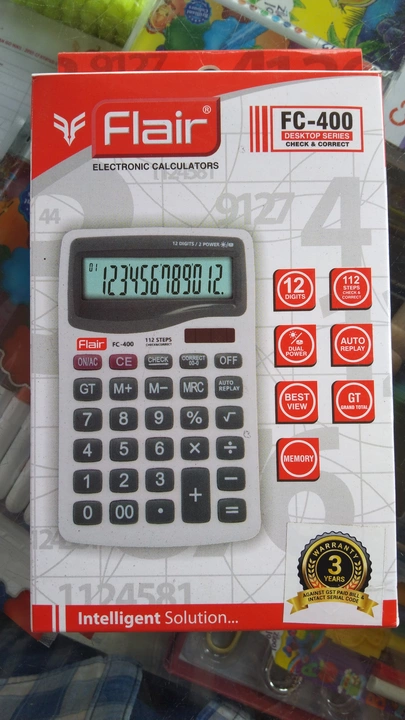 Flair Calculator 400 models 425 MRP uploaded by Bhatiyani Traders  on 8/22/2022