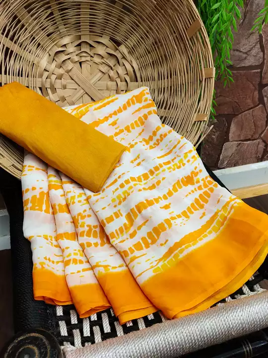 SOFT GORGOIET SAREE uploaded by business on 8/22/2022
