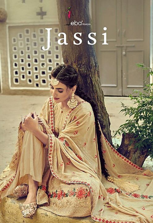 Post image https://chat.whatsapp.com/2qfwWkzaMOI20G2Z0mgZzc

Eba Lifestyle presents

👆🏻👆🏻 JASSI  👆🏻👆🏻

Fabric  details :-
Top - faux gorgette with heavy embroidery work

Dupatta:-  faux gorgette with heavy embroidery work

Inner &amp; Bottom -  Santoon

Designs - 5

 Pattern: straight with heavy Dupatta

Full Set @ 1500 &amp; Singles @ 1700

Stocks ready to dispatch today 
Bookings open 

➖➖➖➖➖👆🏻➖➖➖➖➖