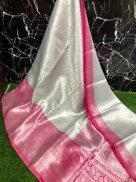 Post image Tissue Soft Silk* 
BANARASI KANJIWARAM SOFT SILK Sarees with Allover silver zari Weaving  Design along Traditional Zari Banarsee Borders on both sides of kaanchi big border saree is must in your Wardbore 

* Classy  Designer Rich contrast Pallu

* Broacade contrast weaving Blouse

* With Soft Tissue Certifide

*Price@free shipping  
Ready to dispatch

Book me fast
🌹🌹🌹☝️☝️☝️