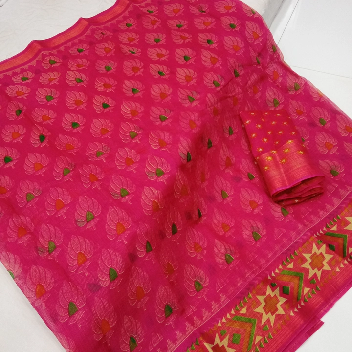 Floral Cotton Zari Women Saree  uploaded by Shyam Sarees  on 8/22/2022