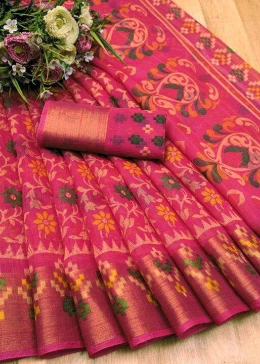 Floral Cotton Zari Women Saree  uploaded by business on 8/22/2022