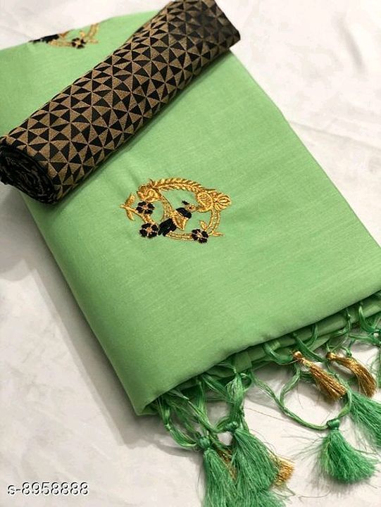 Myra Attractive Sarees

Saree Fabric: Silk
Blouse: Separate Blouse Piece
Blouse Fabric: Jacquard
Pat uploaded by business on 11/29/2020