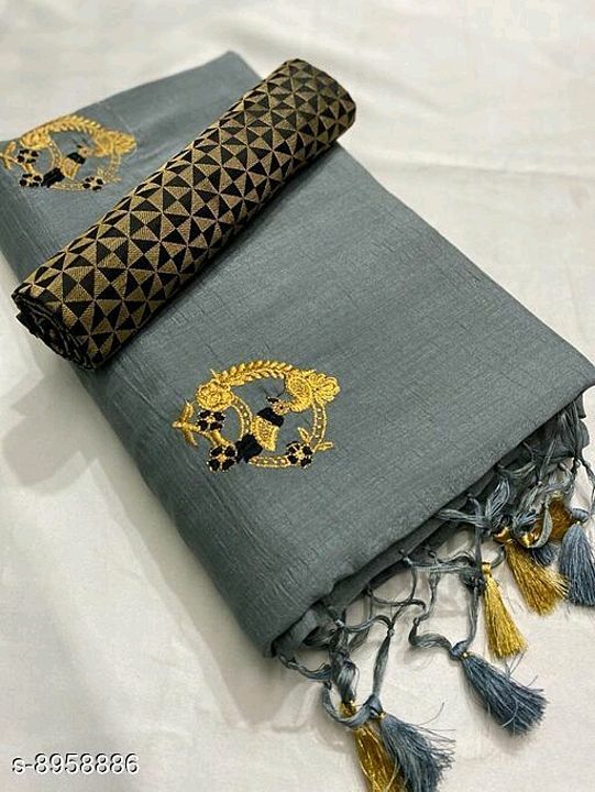 Myra Attractive Sarees

Saree Fabric: Silk
Blouse: Separate Blouse Piece
Blouse Fabric: Jacquard
Pat uploaded by Isha selection  on 11/29/2020
