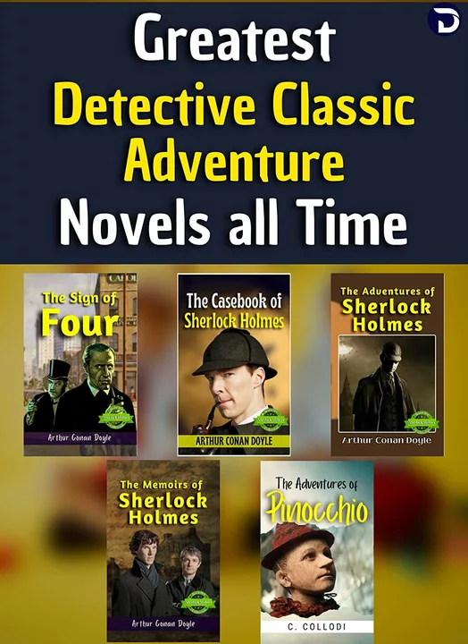 Greatest Detective Classic Adventure Novels all Time uploaded by DD BOOKS HUB on 8/23/2022