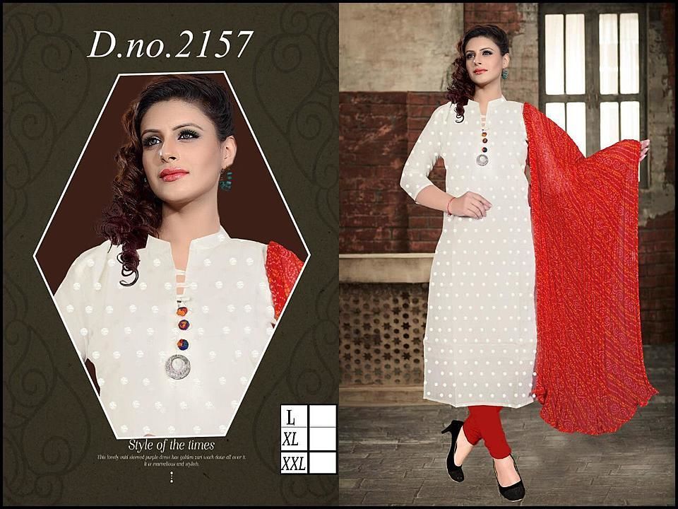 Duppata kurti uploaded by business on 6/23/2020
