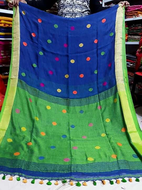 Lilen Ball design saree uploaded by business on 11/29/2020