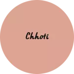 Business logo of Chhoti
