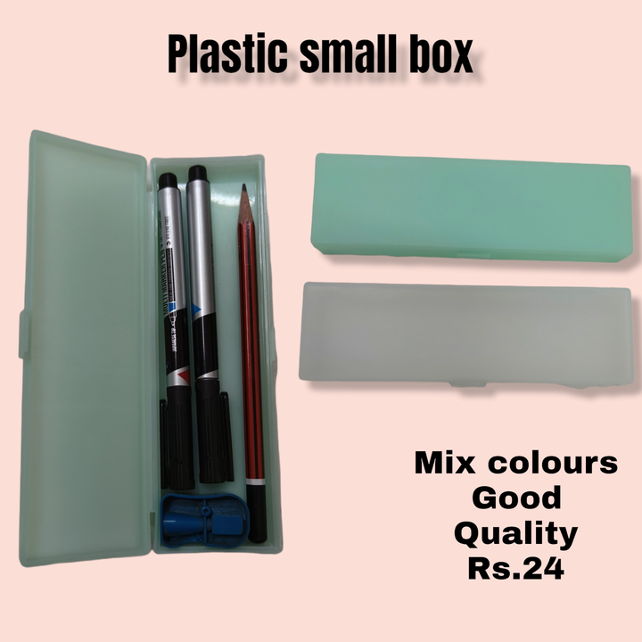 Plastic small pencil box  uploaded by Sha kantilal jayantilal on 8/23/2022