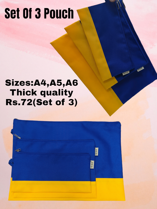 Set of 3 pouches uploaded by Sha kantilal jayantilal on 8/23/2022
