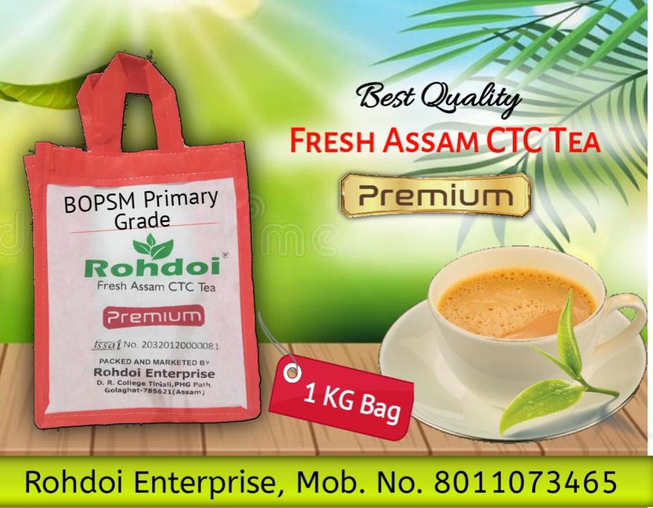 Rohdoi Premium CTC Black Tea 1 Kg Bag  uploaded by business on 8/23/2022