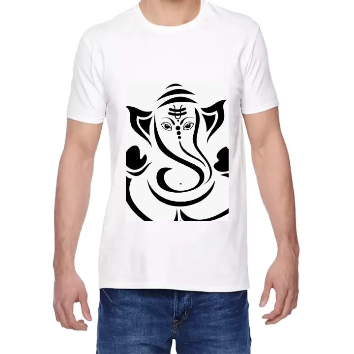 Ganesh Chaturthi Polyester Tshirts 04 uploaded by business on 8/23/2022