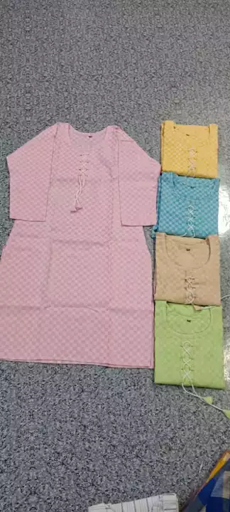 Best quality Handloom cotton kurtis uploaded by business on 8/23/2022