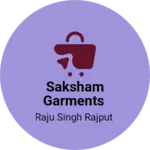 Business logo of Saksham garments