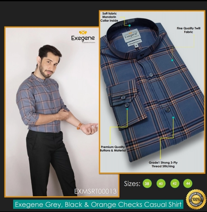 Post image Men's brand new casual shirts by exegene
