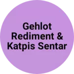Business logo of Gehlot rediment & katpis sentar