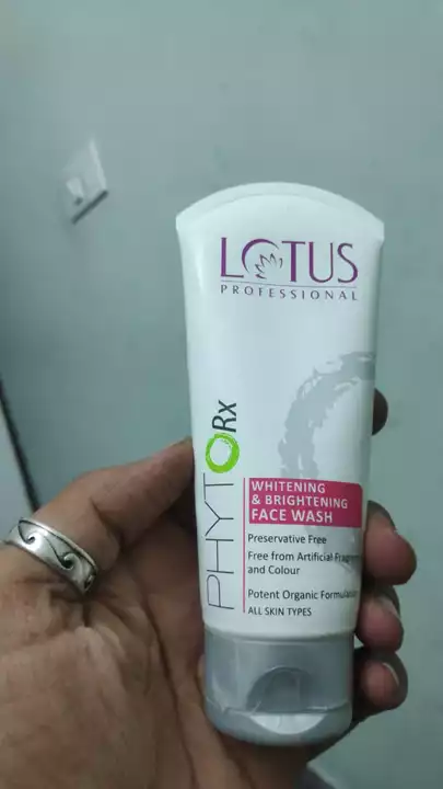Lotus whitening brighting face wash uploaded by Cosmetic and home care product on 8/23/2022