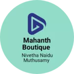 Business logo of Mahanth Boutique