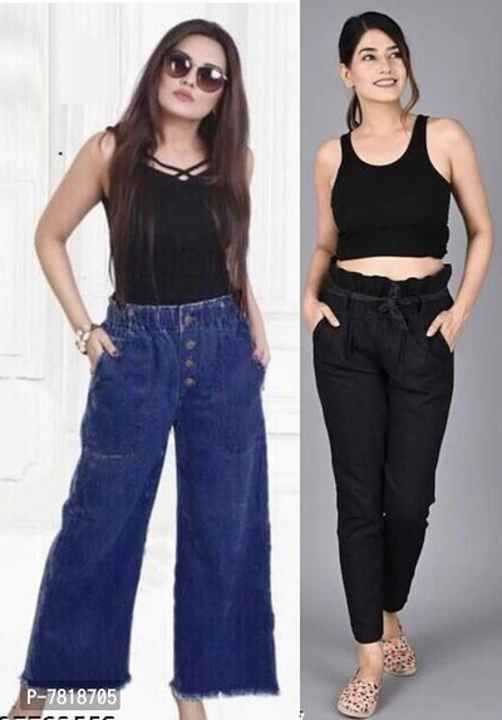 Trendy Jeans Combo of 2 for Women

Trendy Jeans Combo of 2 for Women

*Color*: Multicoloured Fabric* uploaded by Fashion_mart_24_ on 8/23/2022