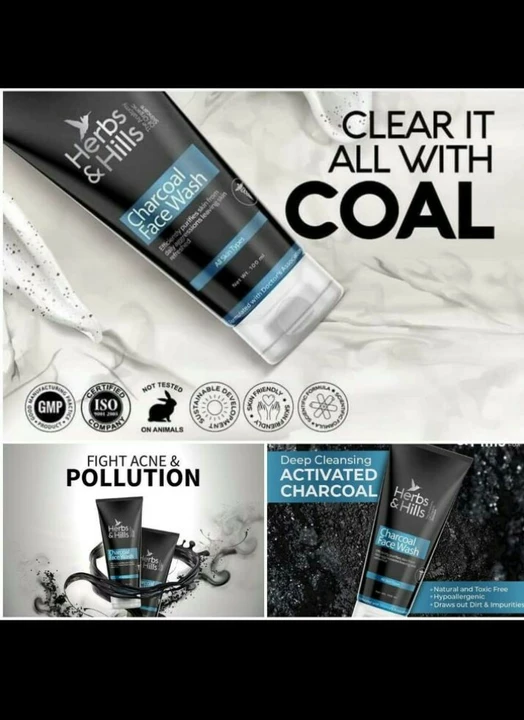 Charcoal Face wash  uploaded by business on 8/23/2022