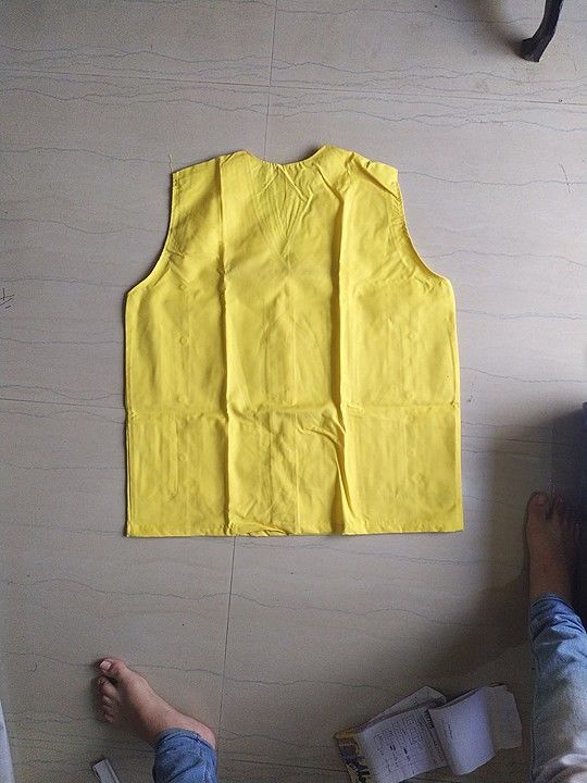 Yellow Industrial Apron (Sleeveless) uploaded by Patil Enterprise on 11/30/2020