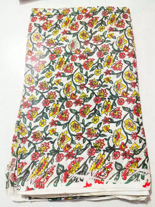 Cotton monga fabric  uploaded by Geeta hand block print on 8/24/2022